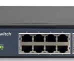INT-VNST1007-128 — 16-х портовый сетевой неуправляемый коммутатор с PoE (+2 SFP)