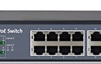 INT-VNST1007-129 — 24-х портовый сетевой неуправляемый коммутатор с PoE (+2 SFP)