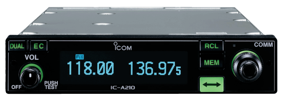 Icom Стационарная/ бортовая радиостанция авиационного диапазона IC-A210 Icom Стационарная/ бортовая радиостанция авиационного диапазона IC-A210