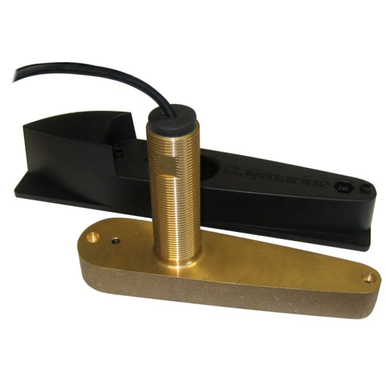 CPT-120 Bronze Through Hull CHIRP Transducer with High Speed Fairing, Depth & Temp, Direct connect to CP100 & xx8 MFDs (10m cable) CPT-120 Bronze Through Hull CHIRP Transducer with High Speed Fairing, Depth & Temp, Direct connect to CP100 & xx8 MFDs (10m cable)