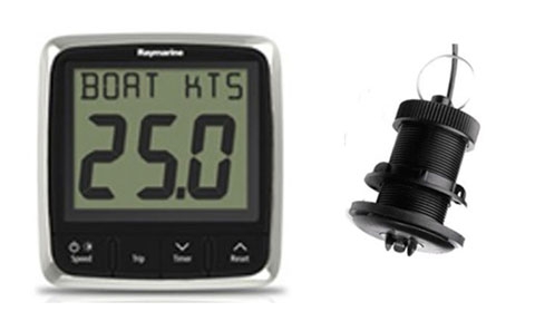i50 Speed Pack, with P120 Retractable Speed/Temp Through Hull Transducer i50 Speed Pack, with P120 Retractable Speed/Temp Through Hull Transducer