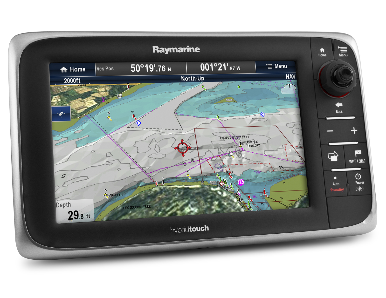 Raymarine e97 9" MFD with FishFinder Raymarine e97 9" MFD with FishFinder